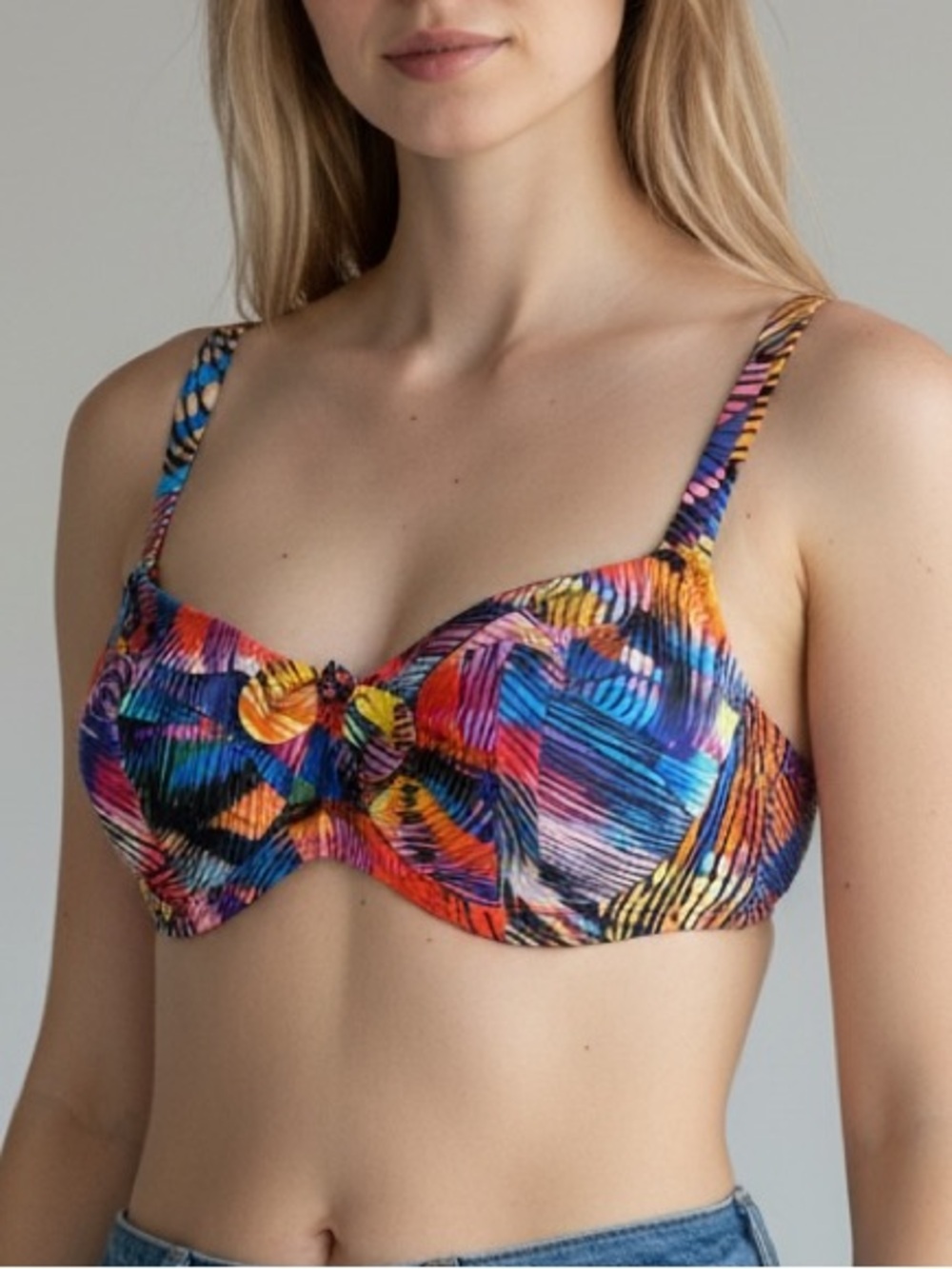 NWT Antigel by Lise Charmel La Surf Mania bikini top Solair 34D